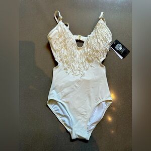 Vince Camuto tassled one piece - never worn!